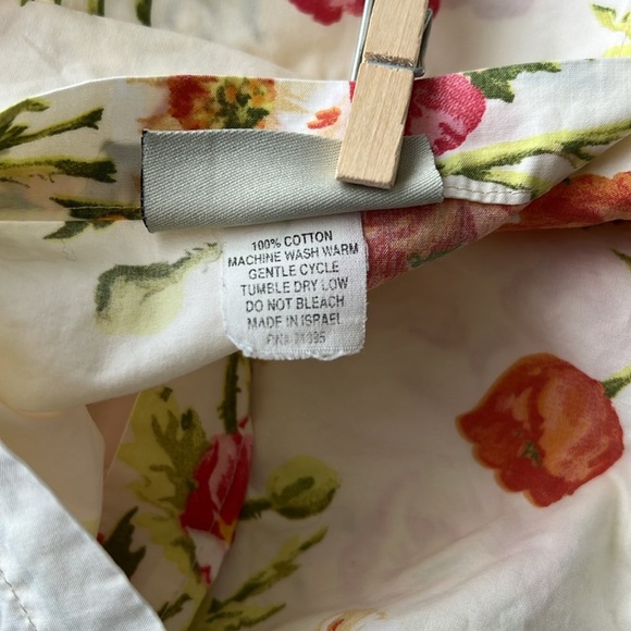 Vintage Pottery Barn Pillow Shams Floral Print Set of TWO - Picture 3 of 4